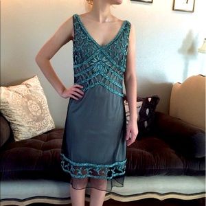 Vintage 90’s Roaring 20's Vintage Beaded Dress